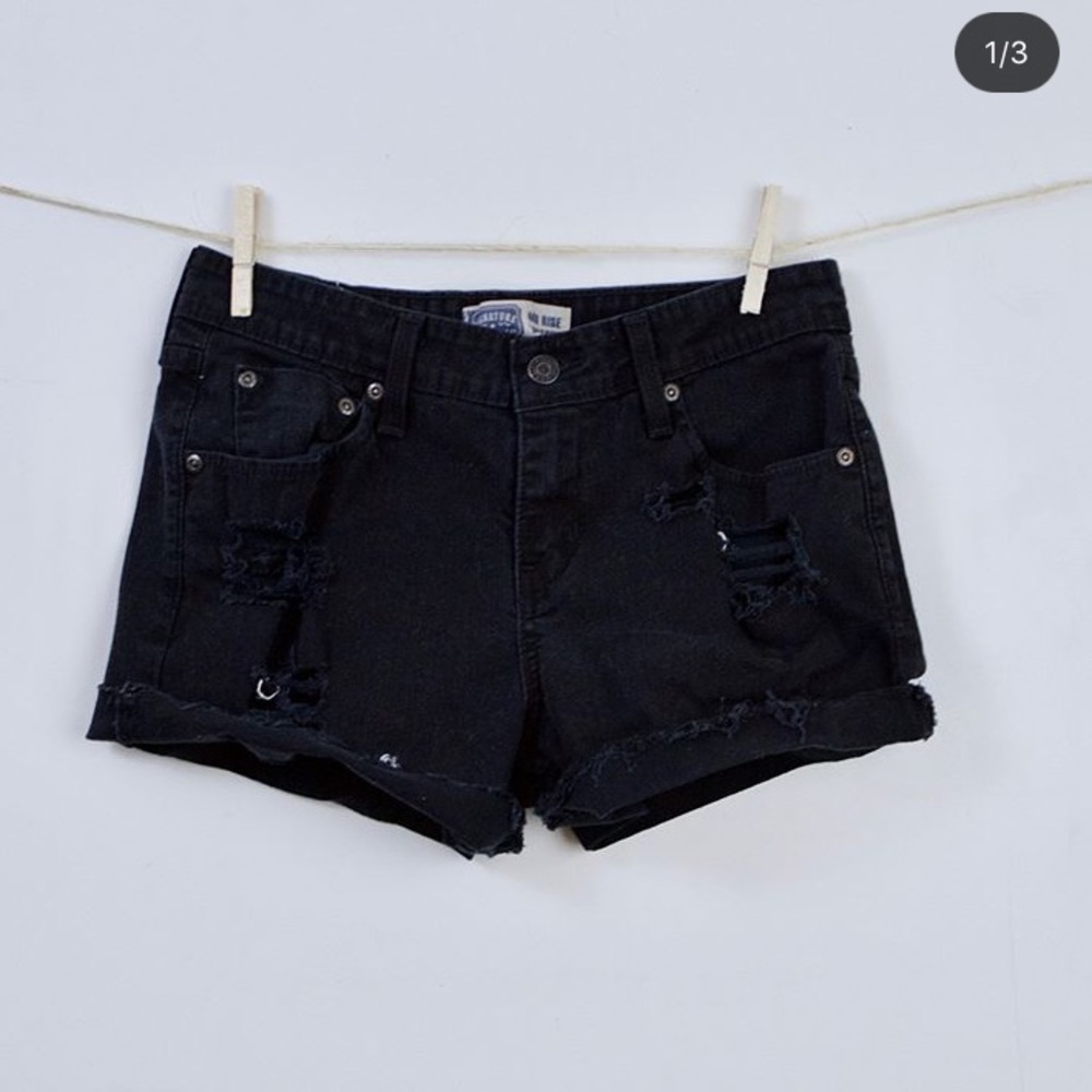 Black Levi shorts