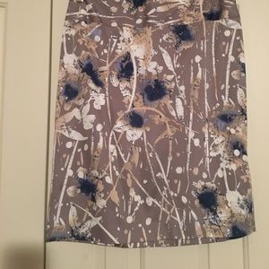 Alfani Cotton Spandex blended multi-colored skirt