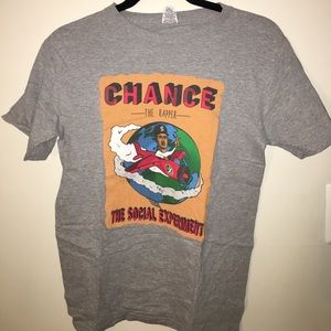 Chance the Rapper tour Tshirt gray