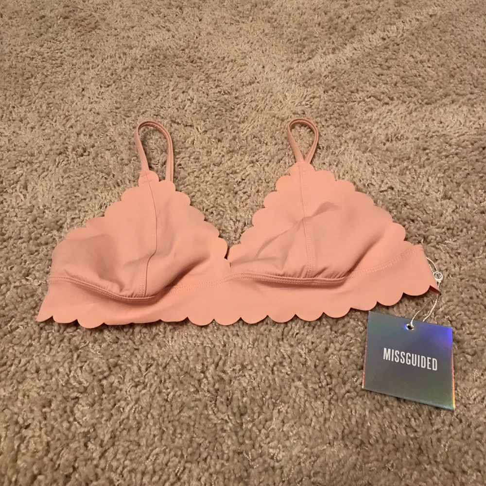 Mix and Match Scallop Triangle Bikini Top