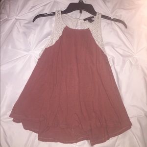 Forever 21 Mauve Detailed Shirt