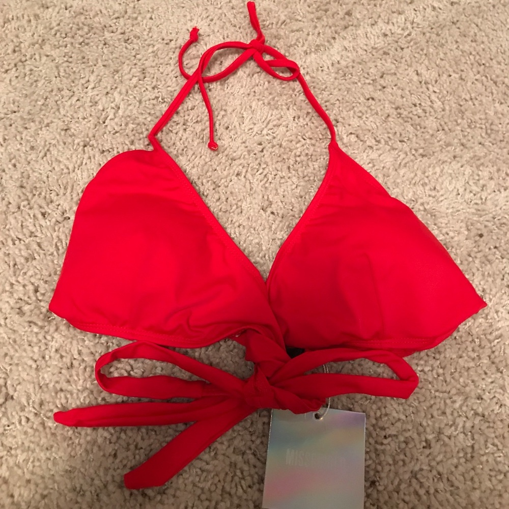 Cross Over Front Bikini Top