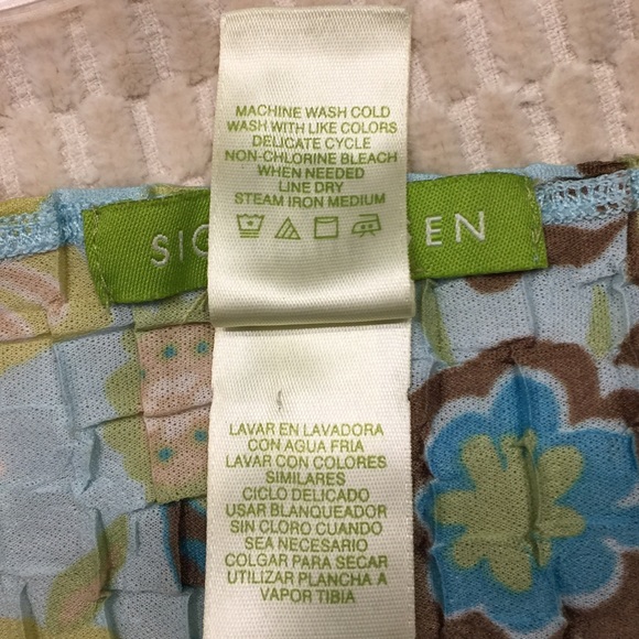 Sigrid Olsen top with flowers - Picture 7 of 7