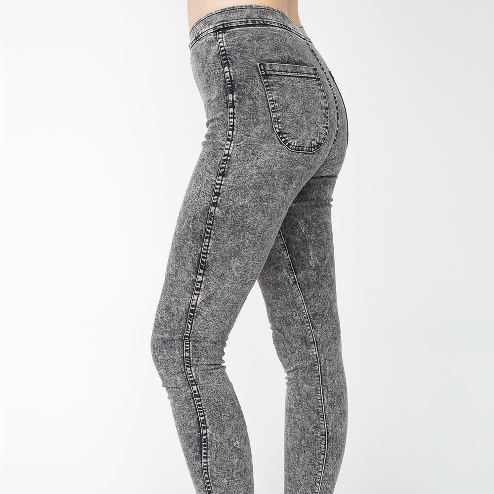 American Apparel Acid Wash Easy Jean