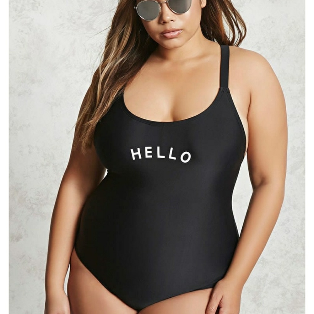 Forever 21 plus swimsuit