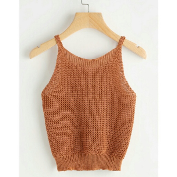 🔴CLEARANCE 🔴 🌿CROCHET KNIT TOP🌿 - Picture 2 of 8