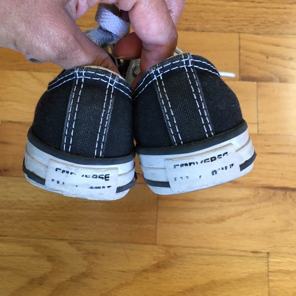 Kids, size 12, Converse fire sneakers - Picture 3 of 6