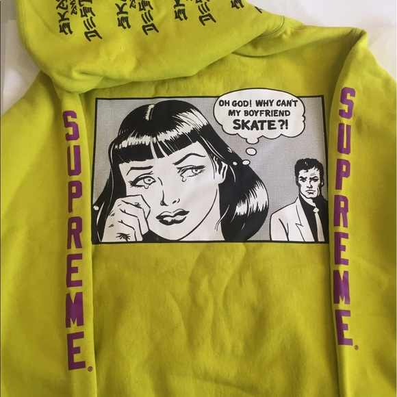 パーカー・フーディ Supreme x Thrasher SS17 Boyfriend Hooded Sweatshirt SUPREME x THRASHER BOYFRIEND HOODIE (SS17) SIZE L - Light