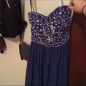 Embellished prom/ wedding dress