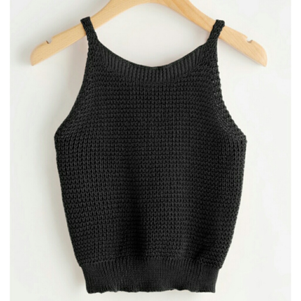 🌟SUNDAY SALE🌟📣LAST ONE📣 🌿CROCHET KNIT TOP🌿 - Picture 2 of 7
