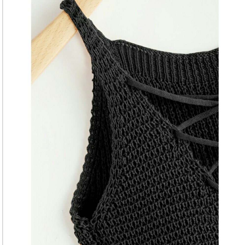 🌟SUNDAY SALE🌟📣LAST ONE📣 🌿CROCHET KNIT TOP🌿 - Picture 4 of 7