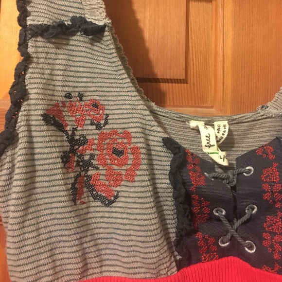 Free people rose detail tank - Picture 2 of 2