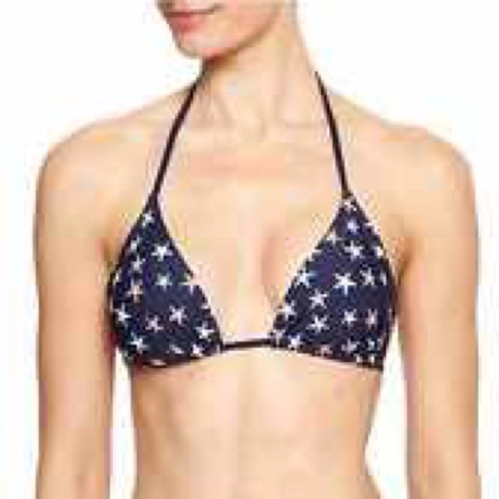 Gap Body Starfish Print Triangle Bikini Top - NEW