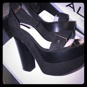 Top shop black platforms -NEW