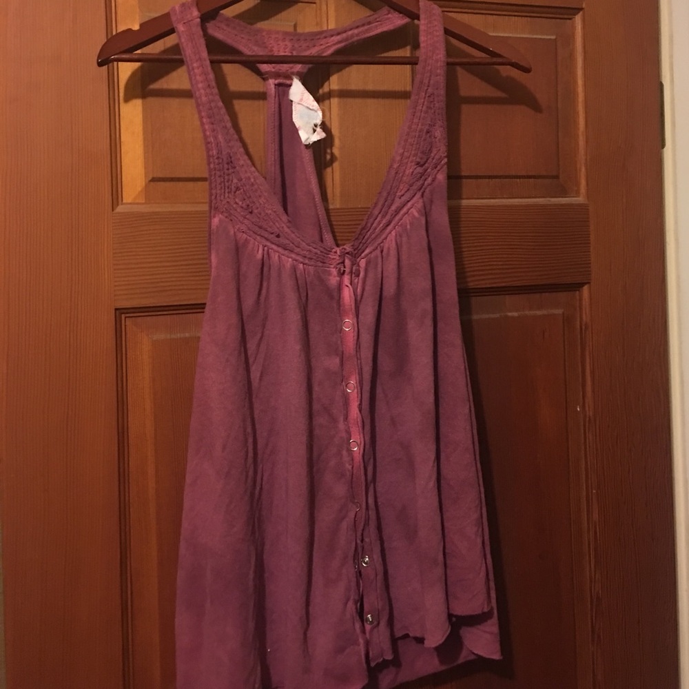 Free people button down tank