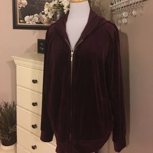 Jones New York Sport Velour Jacket