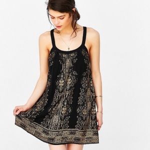 Ecote Women's Black Bay Bay Frock Dress Small