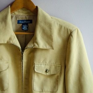 Faux Suede Jacket