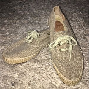 Women's Bass Burlap Canvas Shoes