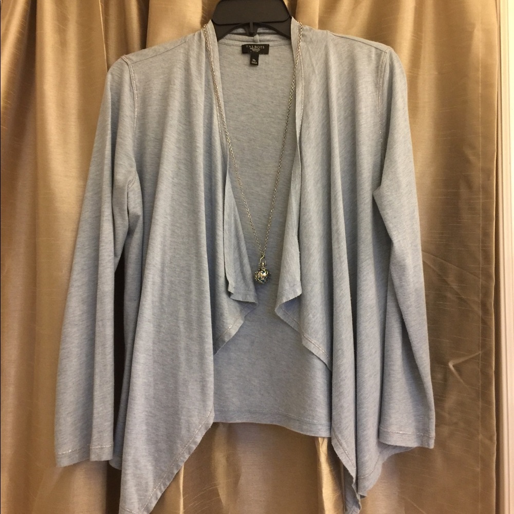 Talbots Light Blue wrap