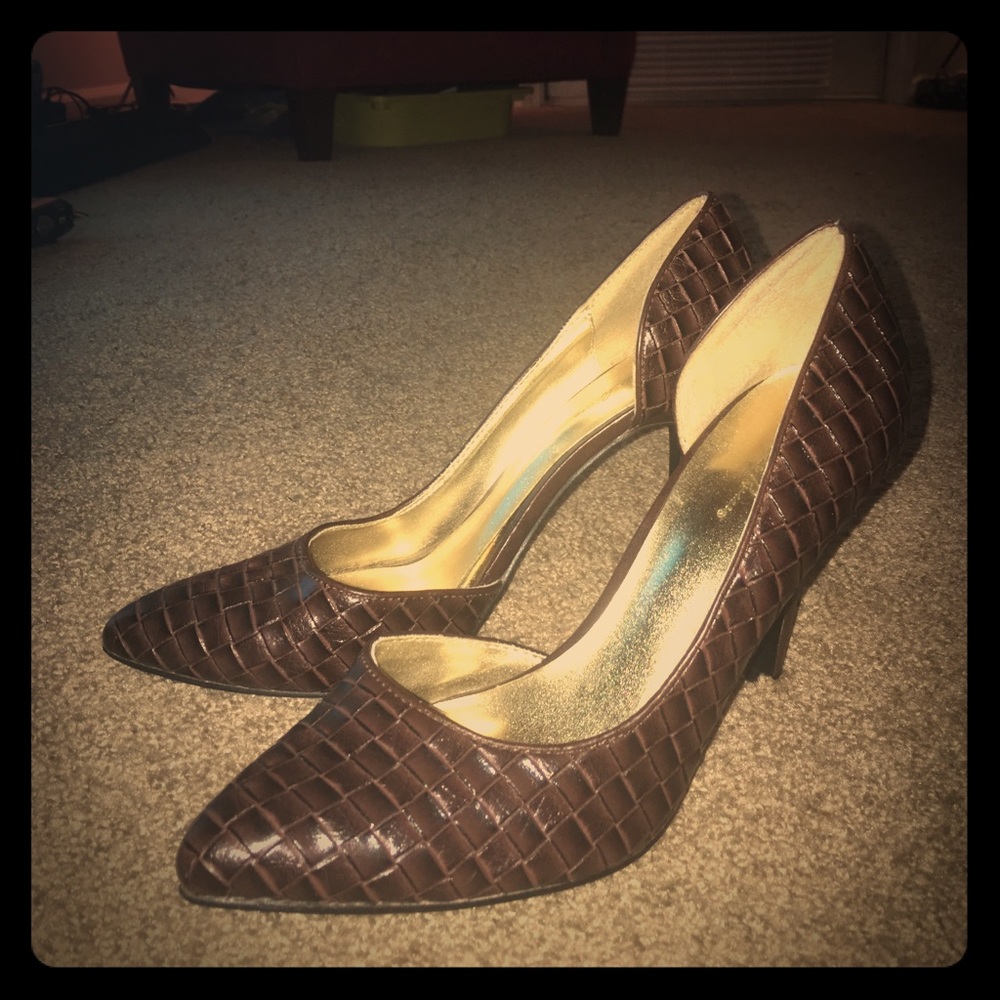 Brown heels