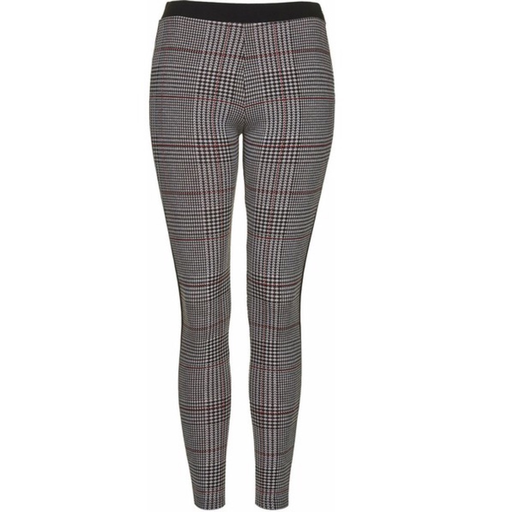 Topshop plaid leggings
