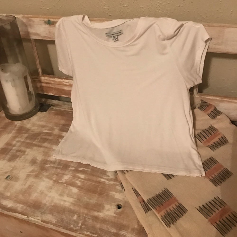 American Eagle Crop Tee