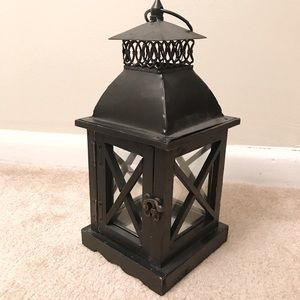 Rustic Black Lantern Decor