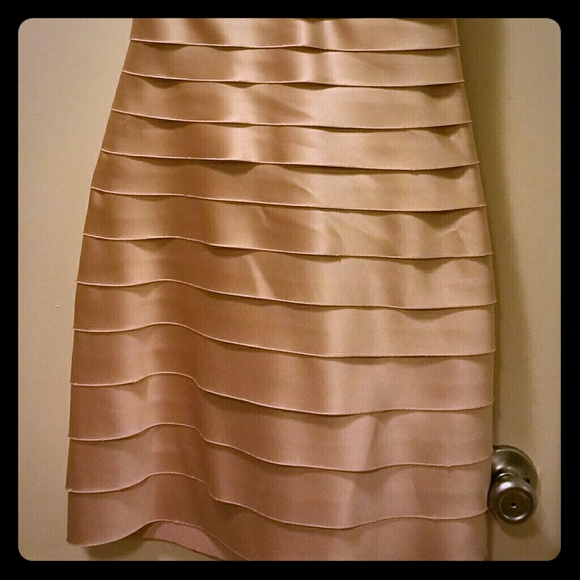 BCBG Max Azria Halter Satin Dress - Picture 2 of 4