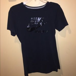 Blackout Nike cotton tee