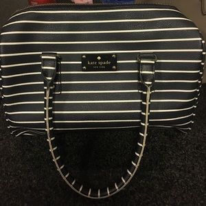 Kate spade navy stripe purse