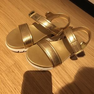 ALDO Gold Sandals