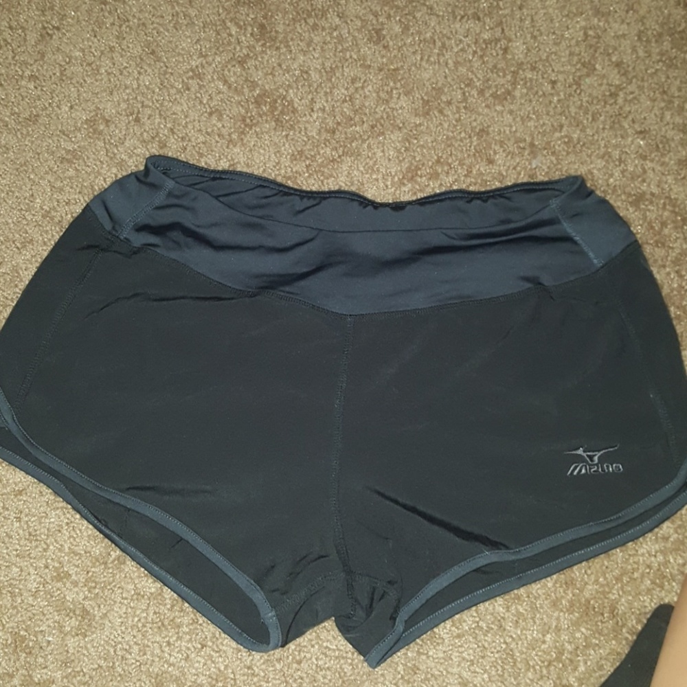 Black Mizuno Shorts