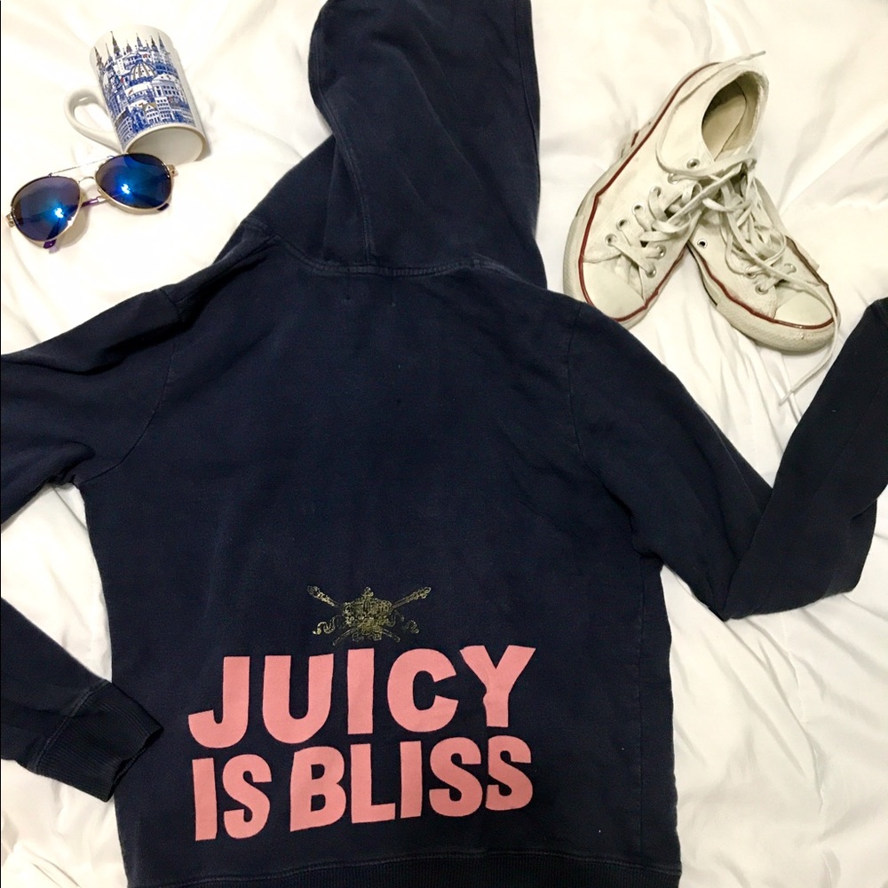 🌟JUICY COUTURE navy blue hoodie