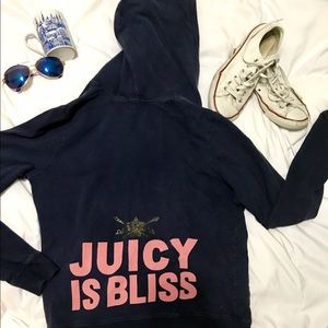 🌟JUICY COUTURE navy blue hoodie