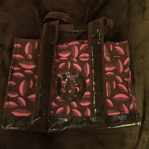 Authentic Tory Burch Lips Ella tote