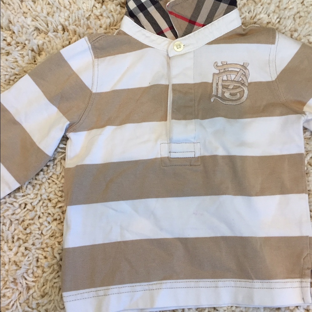 Burberry boys shirt 18 months.