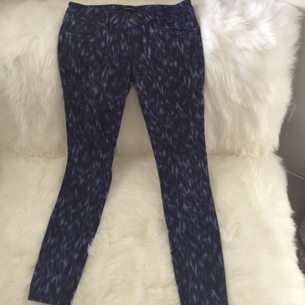 Print Express skinny jeans