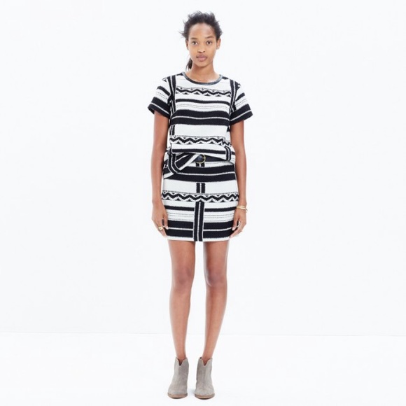 Madewell Dresses & Skirts - •Madewell• Gamine Mini in Geo Jacquard