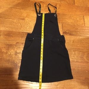 Dark navy blue overall dress/pinafore