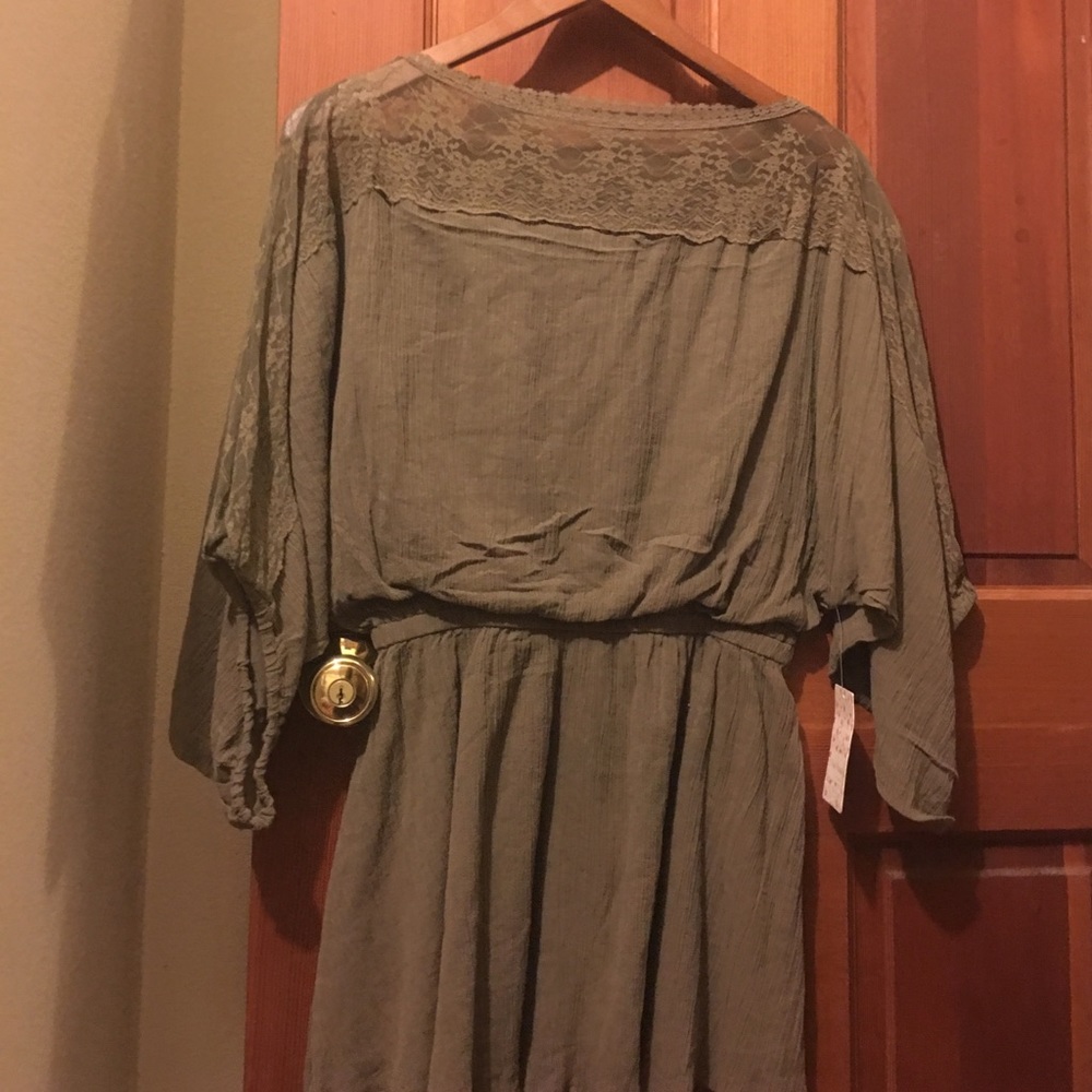 Free people olive linen tunic