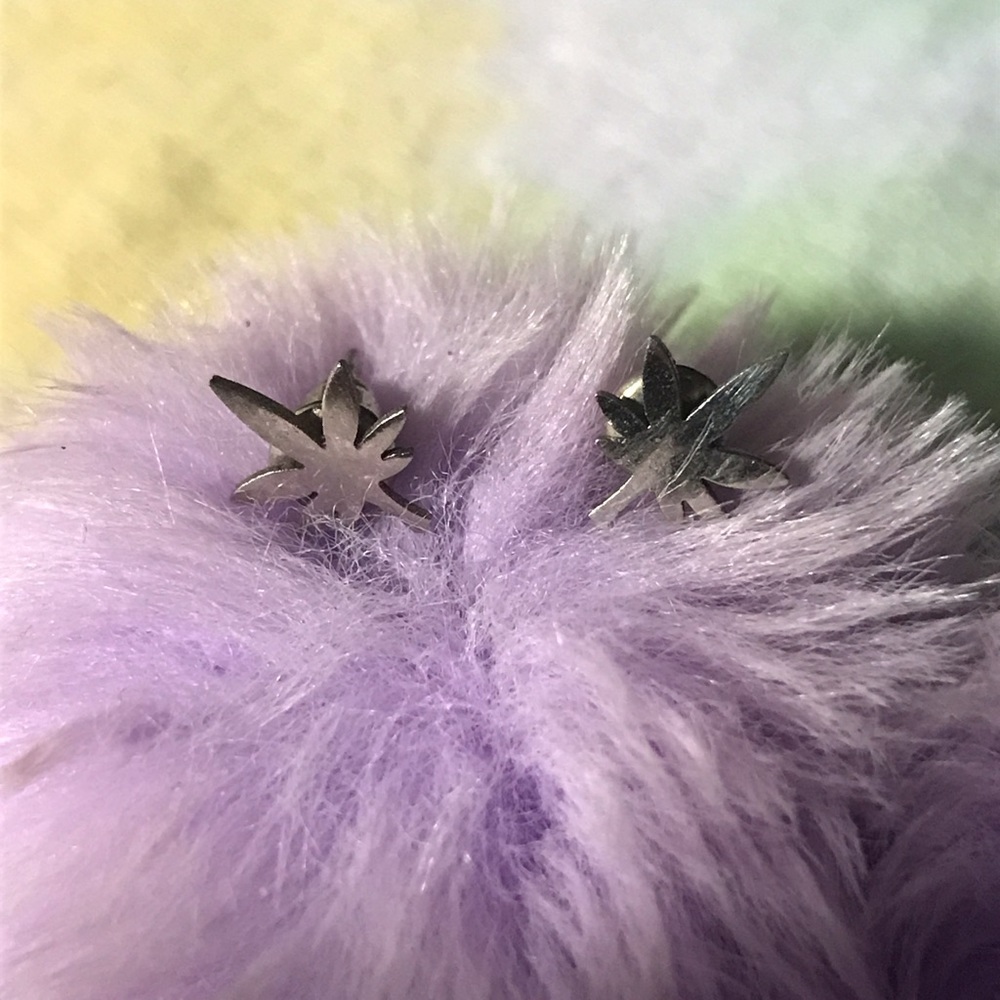weed earrings