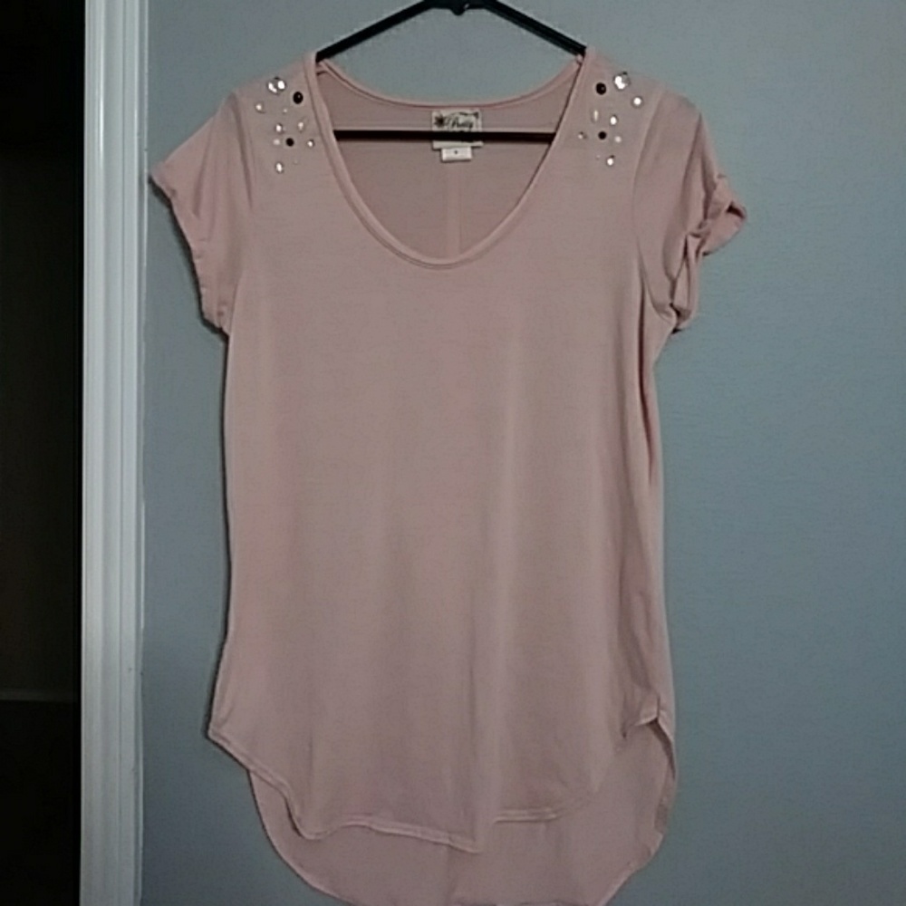 !!!Jeweled Pink Shirt!!!