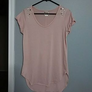 !!!Jeweled Pink Shirt!!!