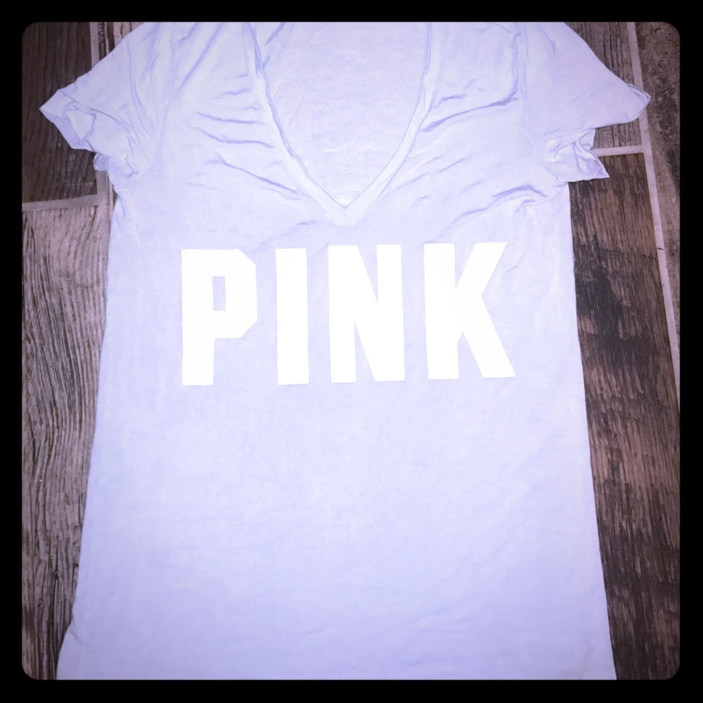 VS PINK Super Soft Vneck Tee XS