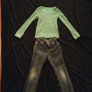 Owl long sleeve shirt with a pair of jeans