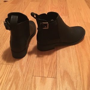 Black ankle boots