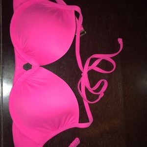 Pink swim suit top