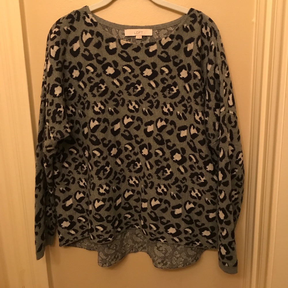 cheetah sweater