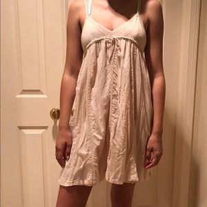 Nude baby doll dress